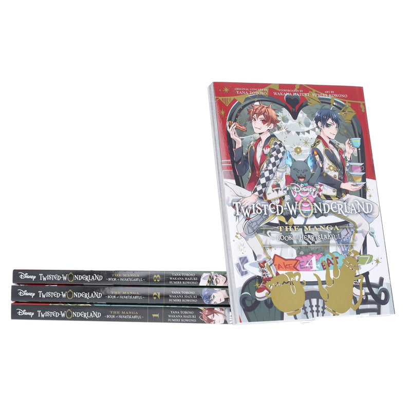 Disney Twisted-Wonderland: The Manga - Book of Heartslabyul 4 Books Complete Box Set - Manga - Paperback Young Adult Viz Media, LLC