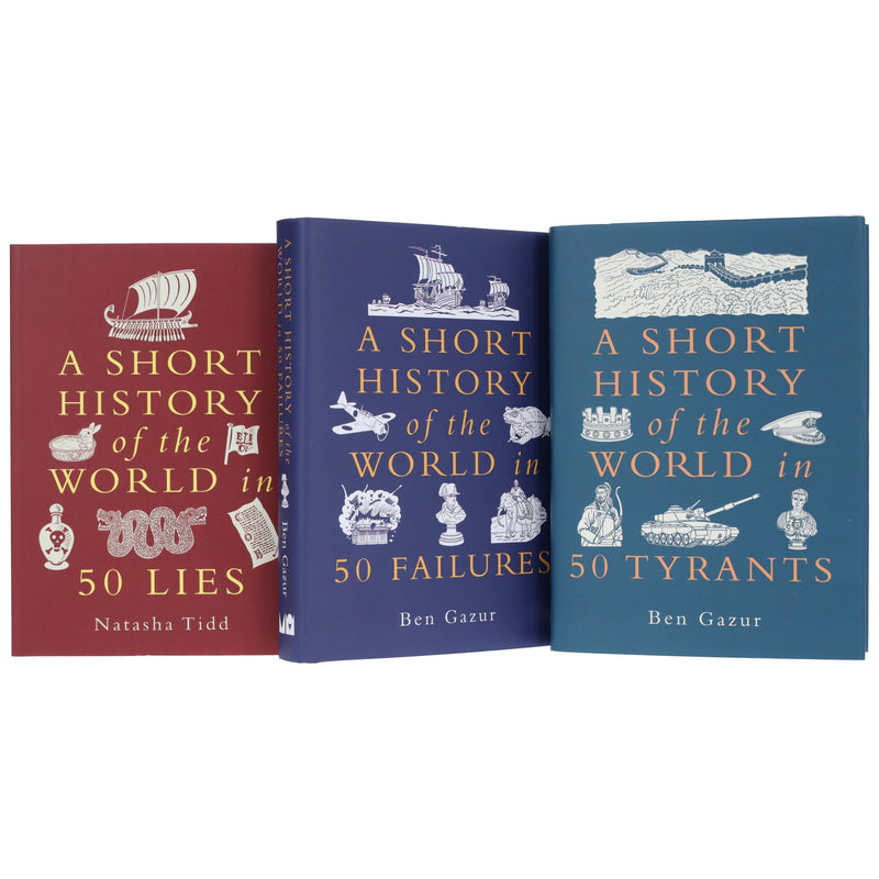 A Short History of the World Series by Ben Gazur & Natasha Tidd 3 Books Collection Set - Non Fiction - Paperback/Hardback Non-Fiction Michael O'Mara Books Ltd
