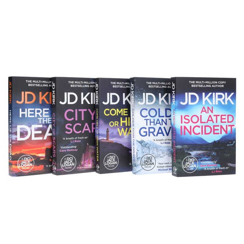 DCI Logan Crime Thrillers (Book 11-15) by JD Kirk 5 Books Collection Set - Fiction - Paperback Fiction Canelo