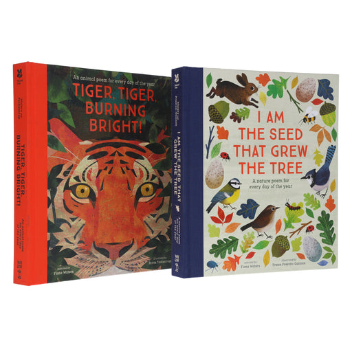 Fiona Waters Poetry Collections 2 Books Set (I Am the Seed That Grew the Tree & Tiger, Tiger, Burning Bright!) - Ages 4-11 - Hardback 5-7 Nosy Crow Ltd