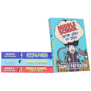 James Patterson Middle School 4 Books Collection Set - Ages 9 -14 - Paperback 9-14 Arrow Books