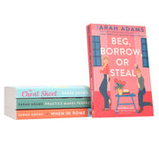 Sarah Adams Collection (The Cheat Sheet, When in Rome, Practice Makes Perfect & Beg, Borrow, or Steal) 4 Books Set - Fiction - Paperback Fiction Hachette