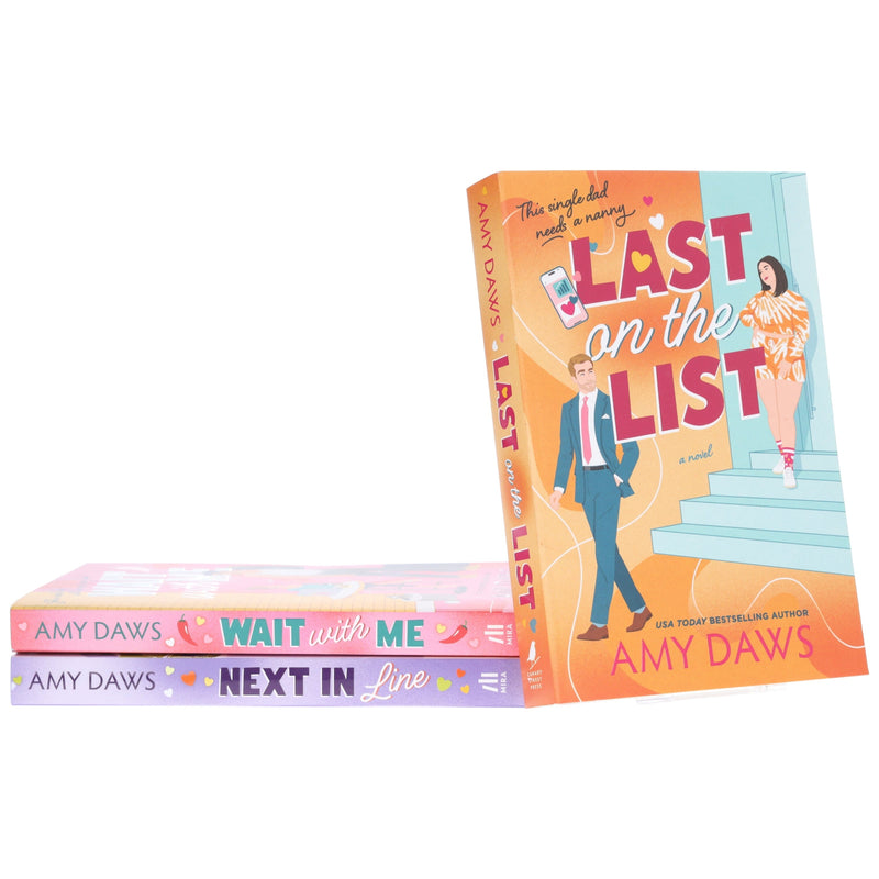 Wait With Me Series by Amy Daws 3 Book Sprayed Edges Collection Set - Fiction - Paperback Fiction Mira Books