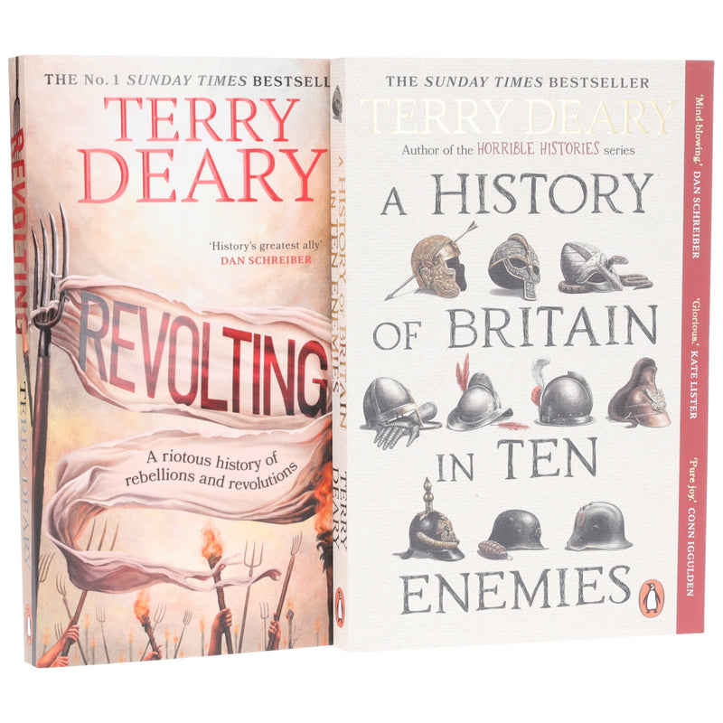 Terry Deary Collection 2 Books Set - Non Fiction - Paperback Non-Fiction Penguin Random House
