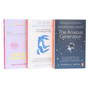The Anxious Generation, The Body Keeps the Score & Burnout 3 Books Collection Set - Non Fiction - Paperback Non-Fiction Penguin Random House