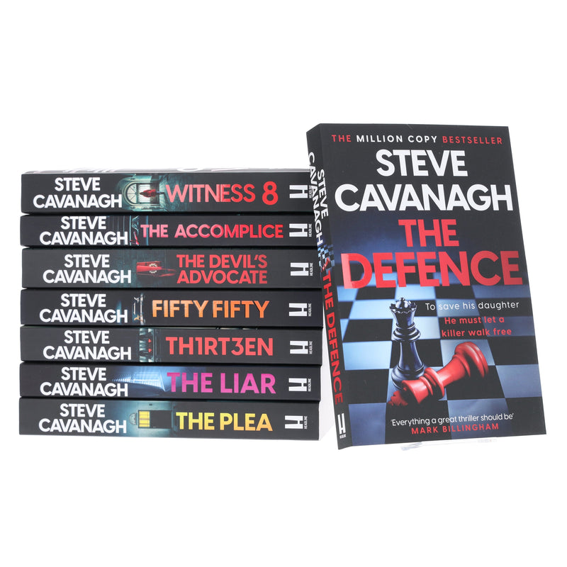 Eddie Flynn Series by Steve Cavanagh 8 Books Collection Set - Fiction - Paperback Fiction Hachette