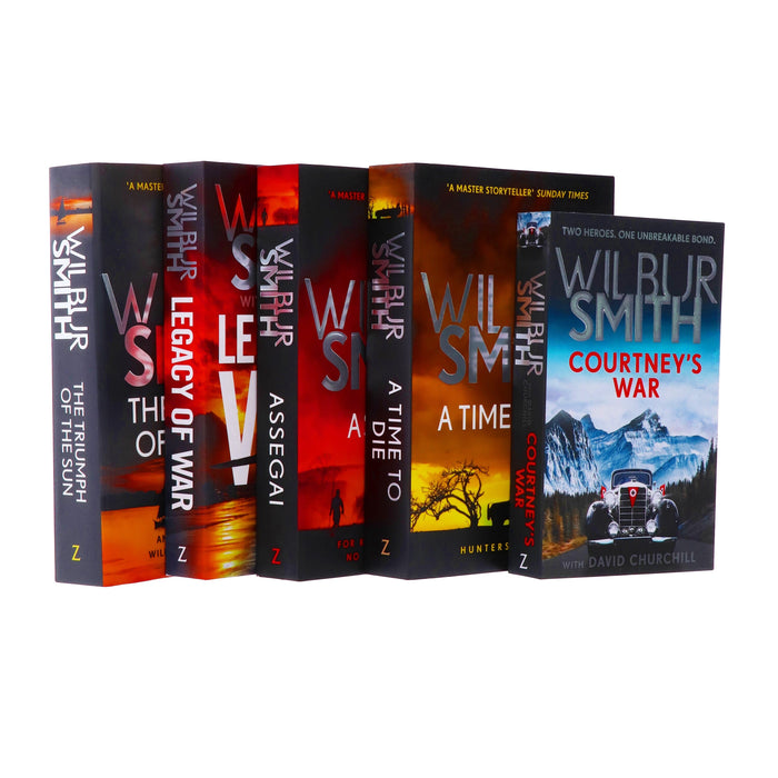 Courtney Family Novels By Wilbur Smith 5 Books Collection Set - Fiction - Paperback Fiction Bonnier Books Ltd
