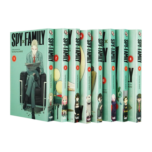 Spy x Family Series by Tatsuya Endo 8 Books Collection Set (Vol 1-8) - Ages 13+ - Paperback Graphic Novels Viz Media, Subs. of Shogakukan Inc