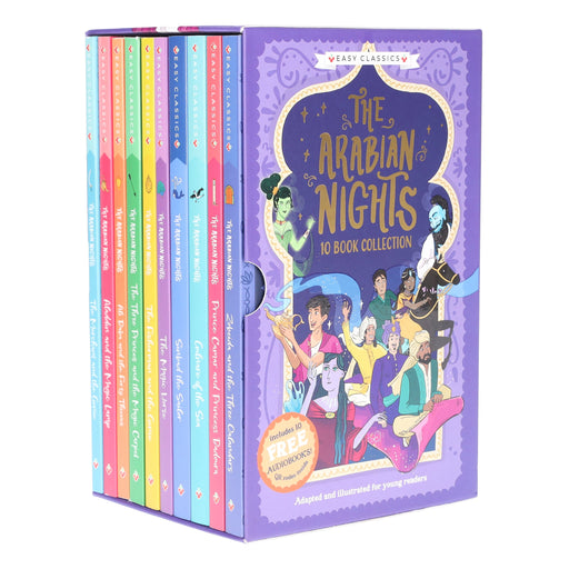 The Arabian Nights Series By Kellie Jones (Easy Classics) 10 Books Collection Box Set - Ages 7-11 - Paperback 7-9 Sweet Cherry Publishing