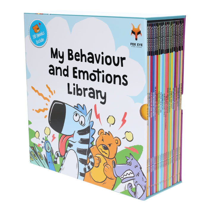My Behaviour and Emotions Library By Jasmine Brooke 20 Books Collection Box Set - Ages 3+ Paperback 0-5 Fox Eye Publishing