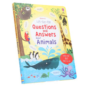 Usborne Lift-the-Flap Questions & Answers about Animals by Katie Daynes & Marie-Eve Tremblay - Ages 5+ - Board Book 5-7 Usborne Publishing Ltd