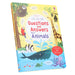 Usborne Lift-the-Flap Questions & Answers about Animals by Katie Daynes & Marie-Eve Tremblay - Ages 5+ - Board Book 5-7 Usborne Publishing Ltd
