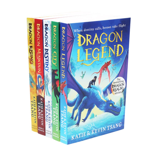 Dragon Realm Series By Katie & Kevin Tsang 5 Books Collection Set - Ages 7+ - Paperback 9-14 Simon & Schuster