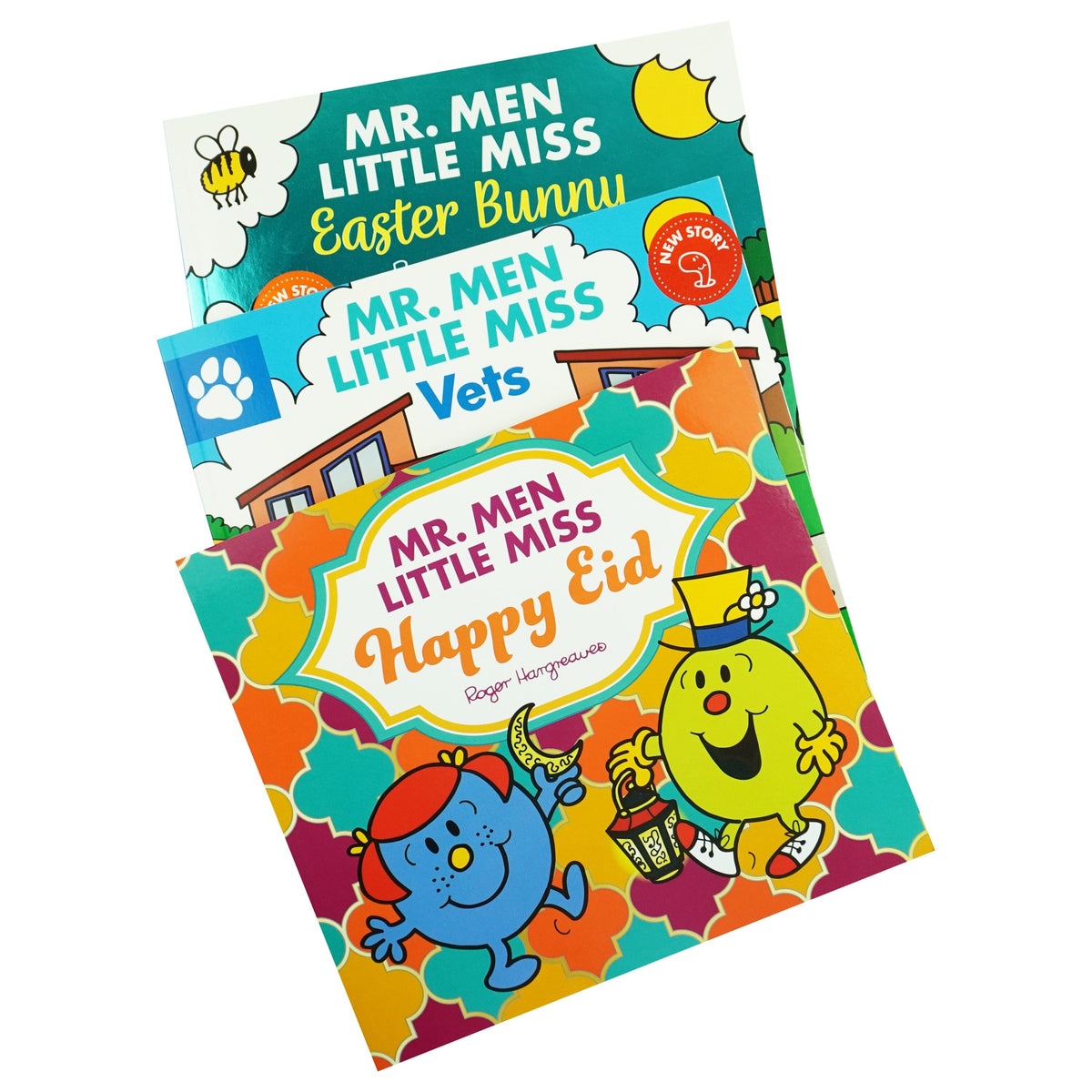 Mr. Men and Little Miss Collection by Roger & Adam Hargreaves 3 Books ...