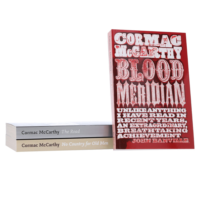 Cormac McCarthy 3 Books Collection Set (The Road, Blood Meridian & No Country for Old Men) - Fiction - Paperback B2D DEALS Macmillan