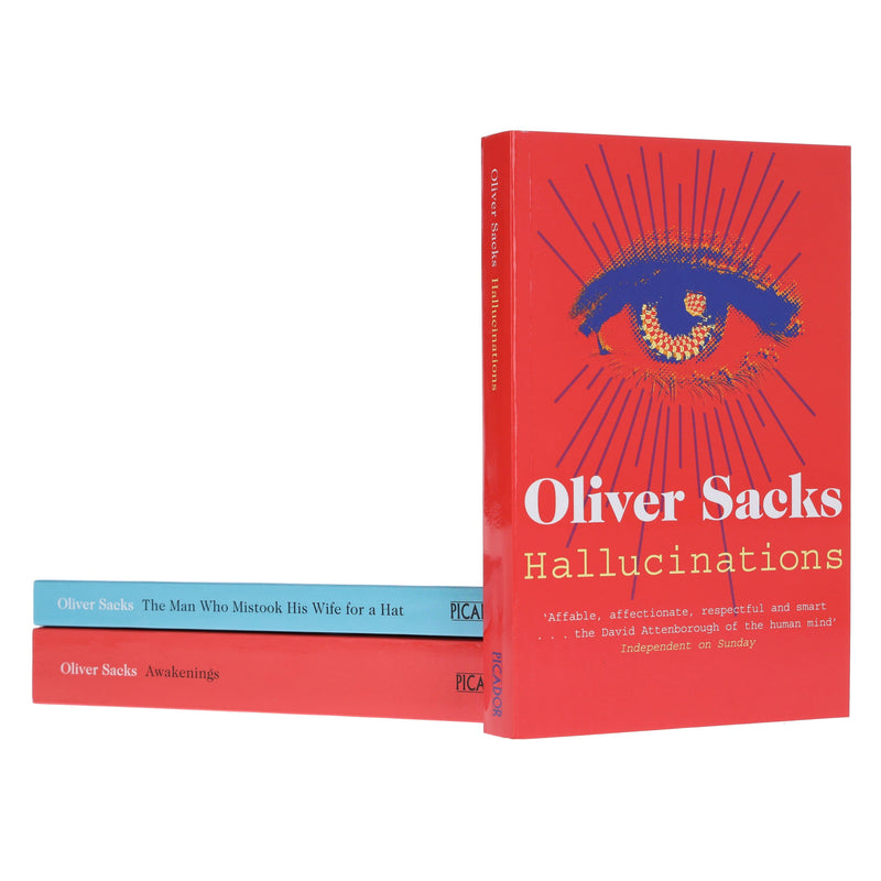 Oliver Sacks 3 Books Collection Set (The Man Who Mistook His Wife for a Hat, Hallucinations, Awakenings) - Non Fiction - Paperback Non-Fiction Macmillan