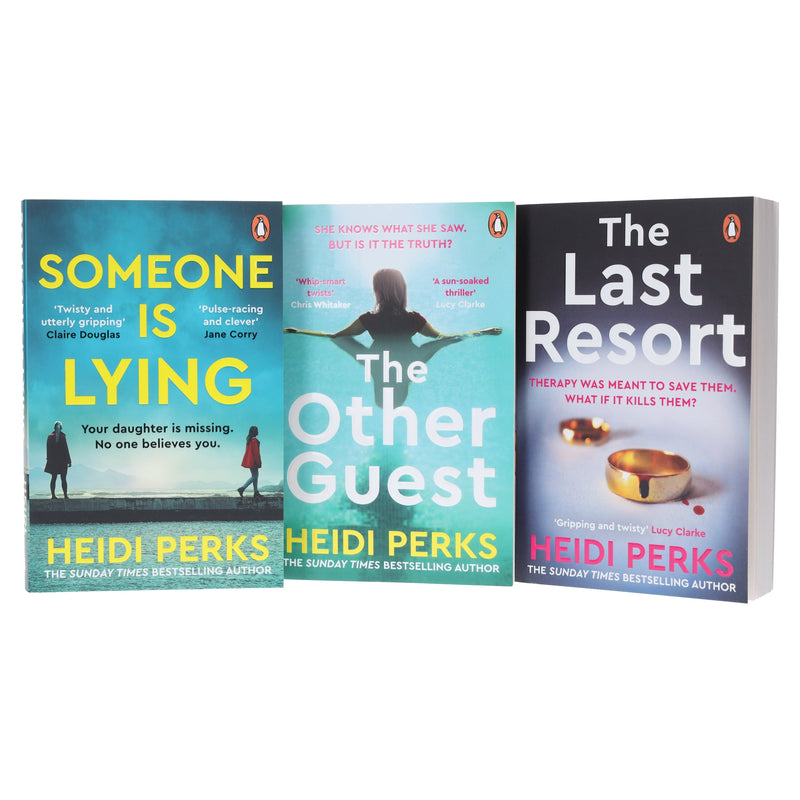 The Other Guest, The Last Resort & Someone Is Lying by Heidi Perks: 3 Books Set - Fiction - Paperback Fiction Penguin