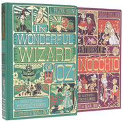 The Wonderful Wizard of Oz & The Adventures of Pinocchio (MinaLima Edition) by L. Frank Baum & Carlo Collodi 2 Books Box Set - Fiction - Hardback (Illustrated with Interactive Elements) Fiction HarperCollins Publishers