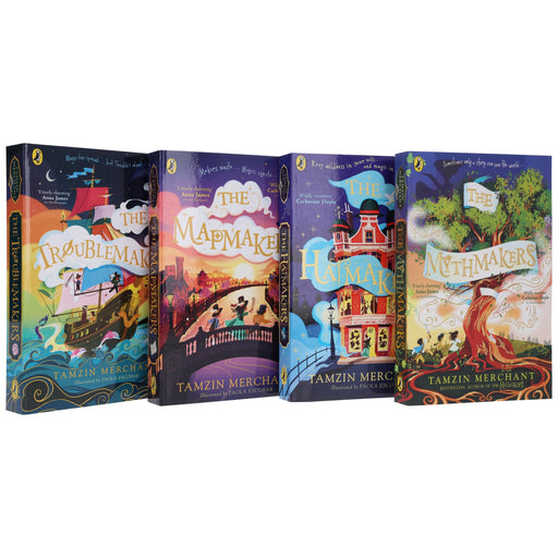 The Hatmakers Series by Tamzin Merchant 4 Books Collection Set - Ages 8-13 - Paperback 9-14 Penguin Random House