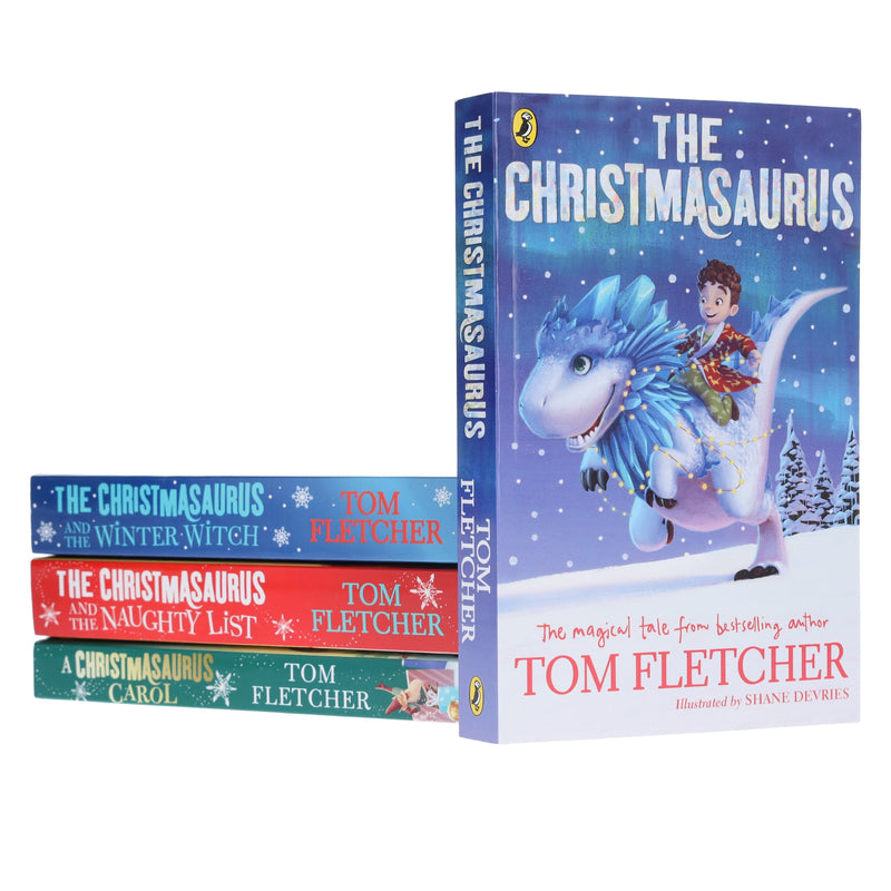 The Christmasaurus Collection by Tom Fletcher Illustrated 4 Books Set - Ages 6+ - Paperback 7-9 Penguin Random House
