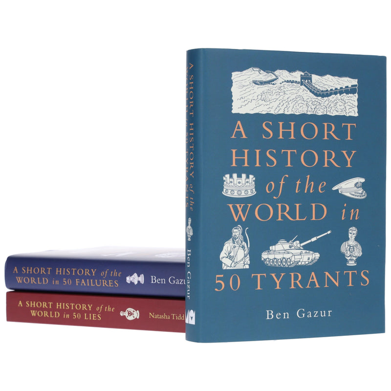 A Short History of the World Series by Ben Gazur & Natasha Tidd 3 Books Collection Set - Non Fiction - Paperback/Hardback Non-Fiction Michael O'Mara Books Ltd