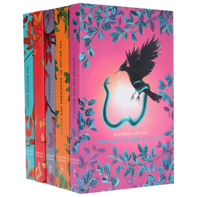 The Deluxe Hunger Games Collection by Suzanne Collins 5 Books Box Set - Ages 13+ - Paperback (Patterned Edge) Fiction Scholastic