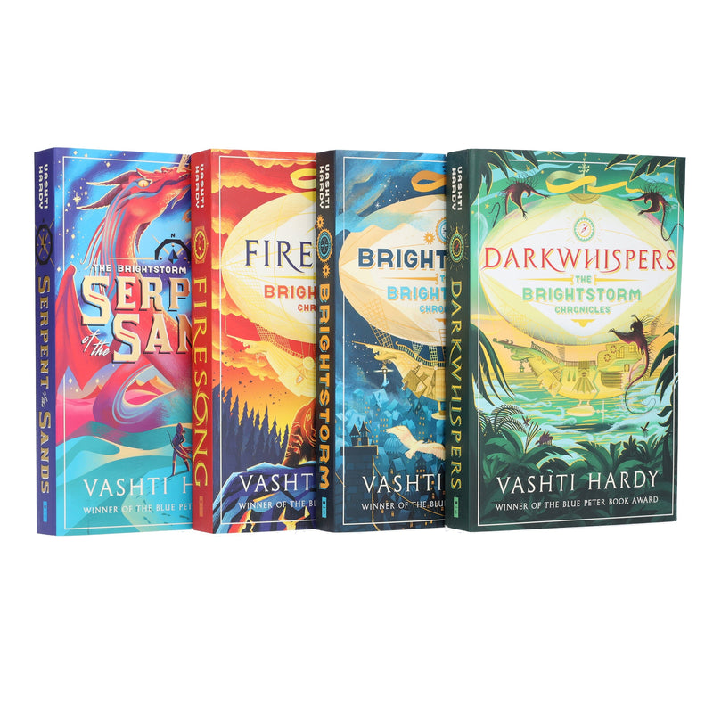 The Brightstorm Chronicles Series By Vashti Hardy 4 Books Collection Set - Ages 8-12 - Paperback 9-14 Scholastic
