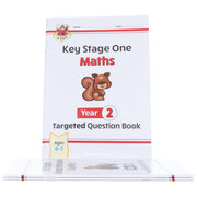 CGP KS1 (Year 2) Targeted Question and Practice Bundle 4 Books Collection Set - Ages 6-7 - Paperback 5-7 Coordination Group Publications Ltd (CGP)