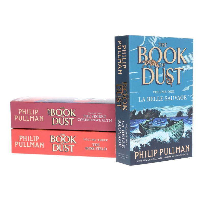 The Book of Dust (Vol 1-3) (His Dark Materials) by Philip Pullman Illustrated 3 Books Collection Set - Ages 12-17 - Paperback
