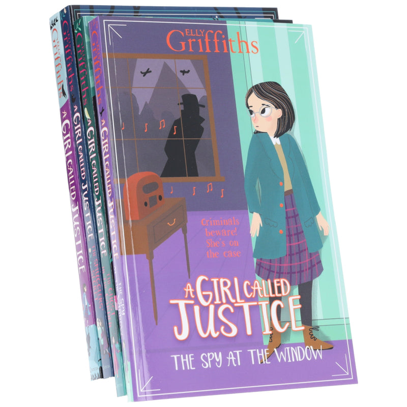 A Girl Called Justice Jones Series By Elly Griffiths 4 Books Collection - Ages 9-12 - Paperback 9-14 Hachette