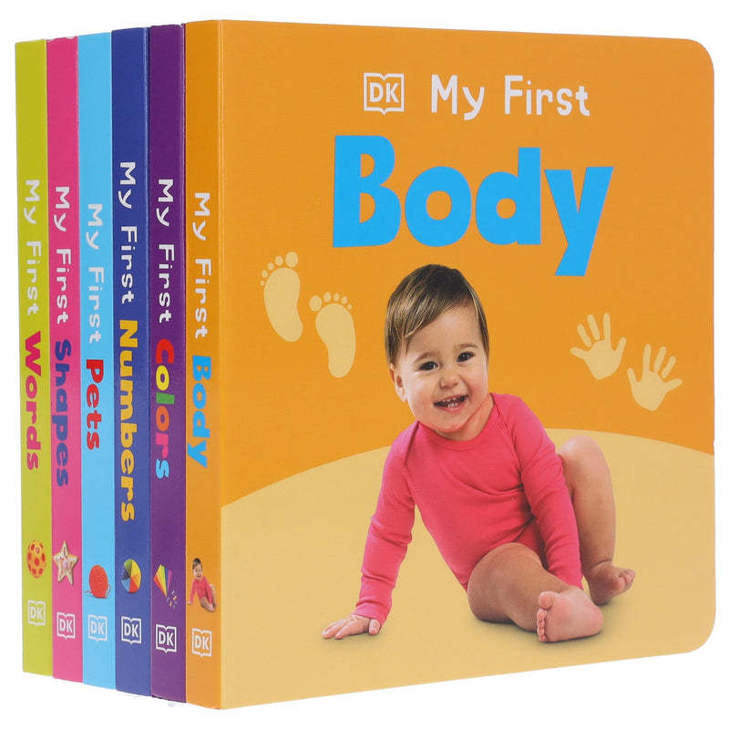 DK: My First Learning Library 6 Books Collection Box Set - Ages 0-5 - Board Book 0-5 DK