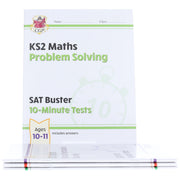 CGP KS2 SAT Buster 10-Minute Tests Collection 4 Books Set (for the 2027 tests) - Ages 10-11 - Paperback 9-14 Coordination Group Publications Ltd (CGP)