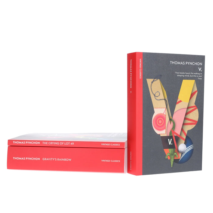 Thomas Pynchon Novels (V, The Crying of Lot 49 & Gravity's Rainbow) 3 Books Collection Set - Fiction - Paperback Fiction Penguin Random House
