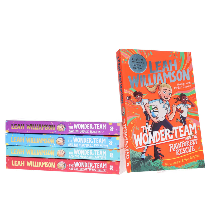 The Wonder Team Series By Leah Williamson Illustrated 5 Books Collection Set - Ages 9-11 - Paperback 9-14 Pan Macmillan