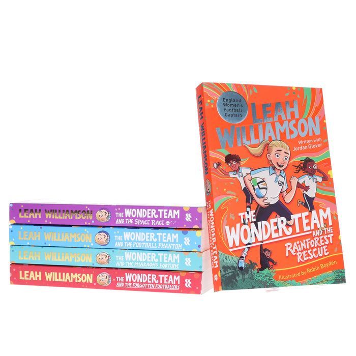 The Wonder Team Series By Leah Williamson Illustrated 5 Books Collection Set - Ages 9-11 - Paperback 9-14 Pan Macmillan