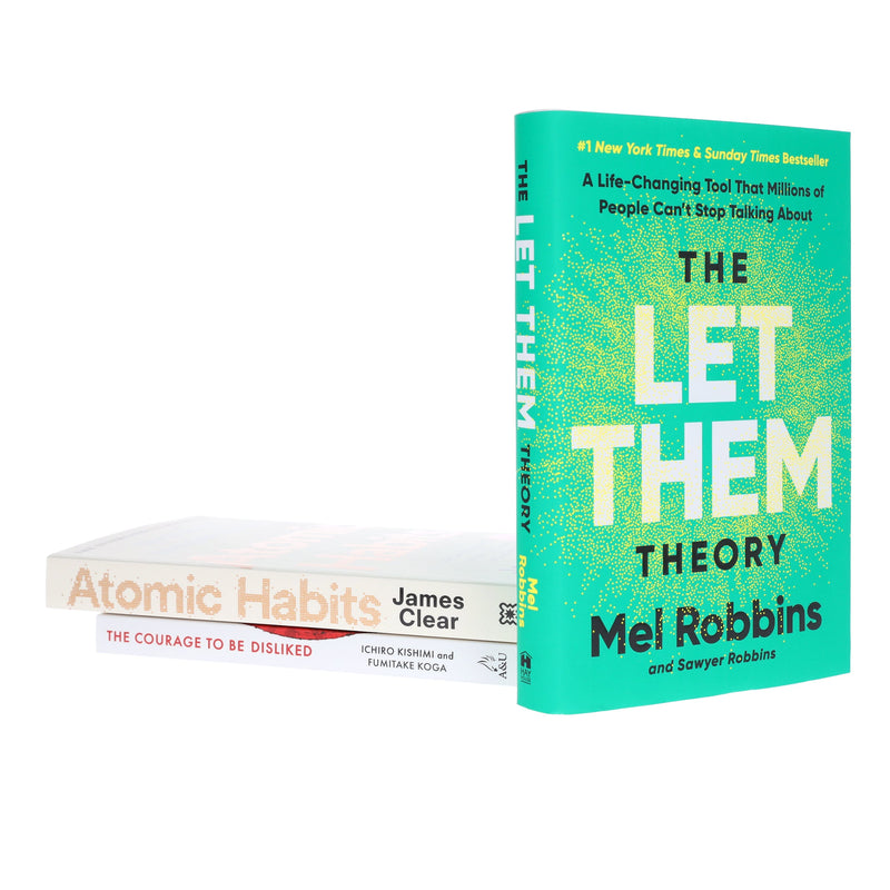 The Let Them Theory, Atomic Habits & The Courage To Be Disliked 3 Books Collection Set - Non Fiction - Paperback/Hardback Non-Fiction Hay House UK Ltd