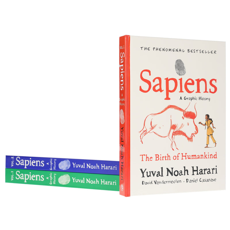 Sapiens: A Graphic History Collection by Yuval Noah Harari 3 Books Set - Non Fiction - Hardback Non-Fiction Vintage Publishing