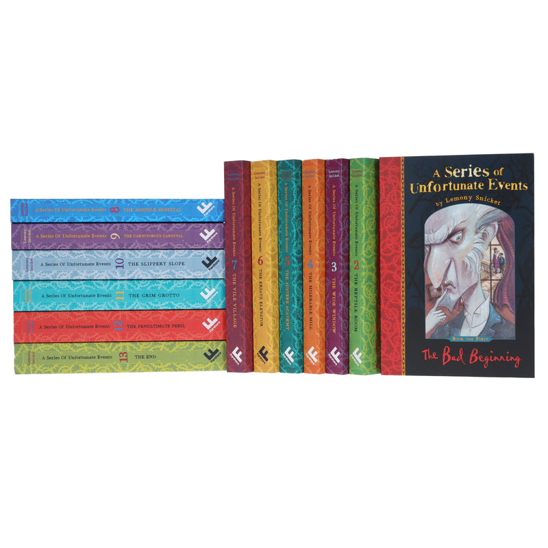 A Series of Unfortunate Events By Lemony Snicket 13 Books Collection Set - Ages 9-14 - Paperback 9-14 Egmont Publishing