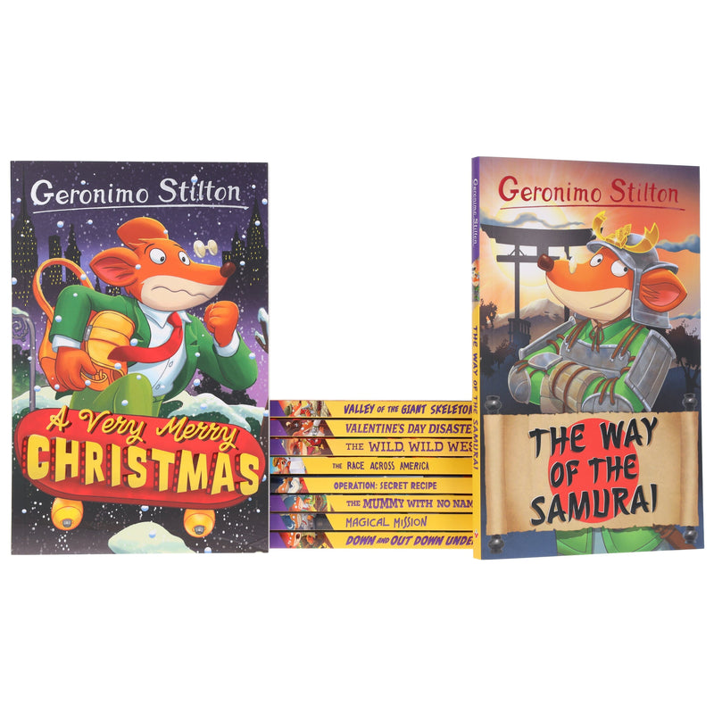 Geronimo Stilton Series 4: The 10 Books Collection Box Set - Ages 5-7 - Paperback B2D DEALS Sweet Cherry Publishing