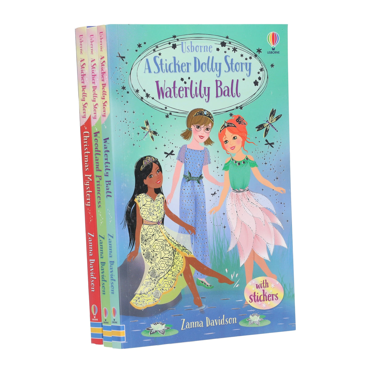 Sticker Dollies Stories by Zanna Davidson 3 Books Collection Set Age