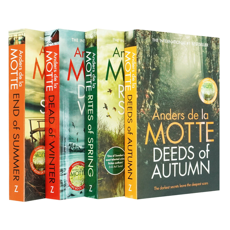 Seasons Quartet Series by Anders de la Motte: 4 Books Collection Set - Fiction - Paperback Fiction Zaffre