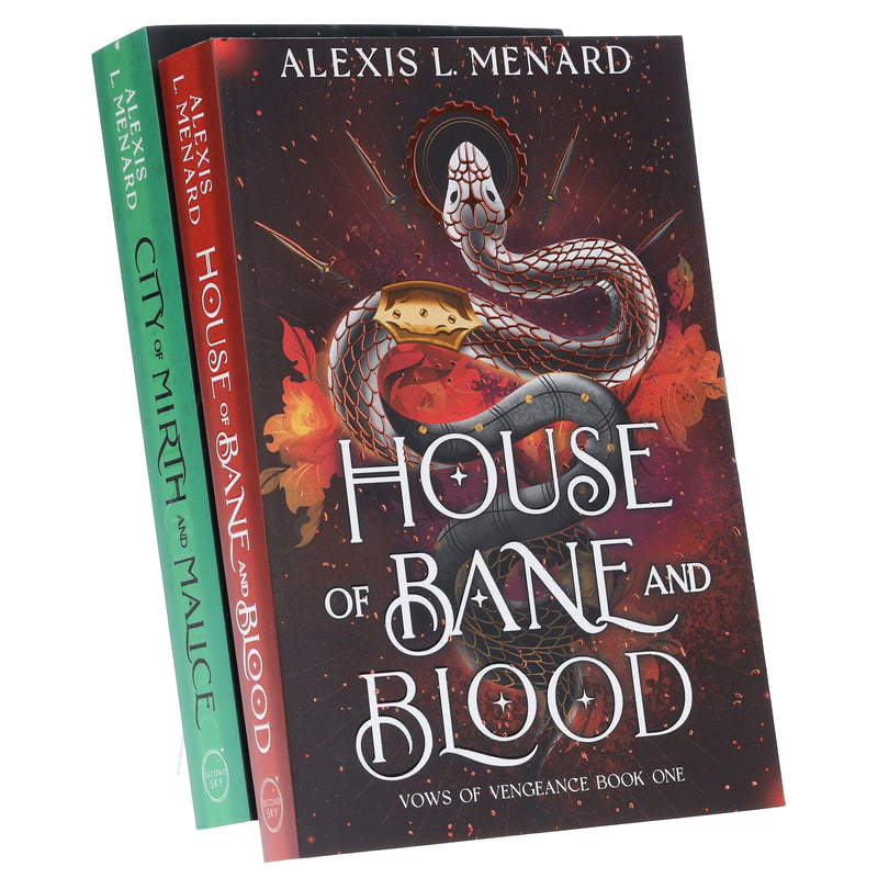 Vows of Vengeance Series by Alexis L. Menard 2 Books Collection Set - Fiction - Paperback Fiction Second Sky