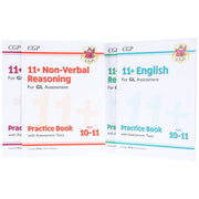 CGP 11+ Practice Book & Assessment Tests Bundle (for GL Assessment) 4 Books Set - Ages 10-11 - Paperback (Includes Free Online Edition) 9-14 Coordination Group Publications Ltd (CGP)