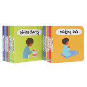 A Case of Akhlaaq - 12 Mini Islamic Books Box Set - Ages 0-5 - Board Book 0-5 Salaam Cherry