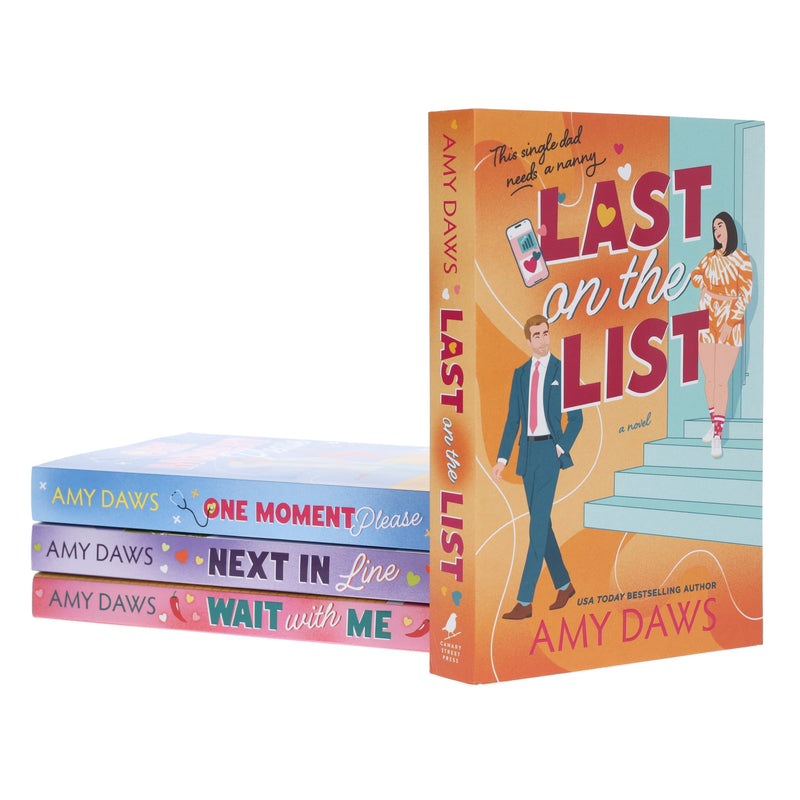 Wait With Me Series by Amy Daws 4 Book Sprayed Edges Collection Set - Fiction - Paperback Fiction Mira Books