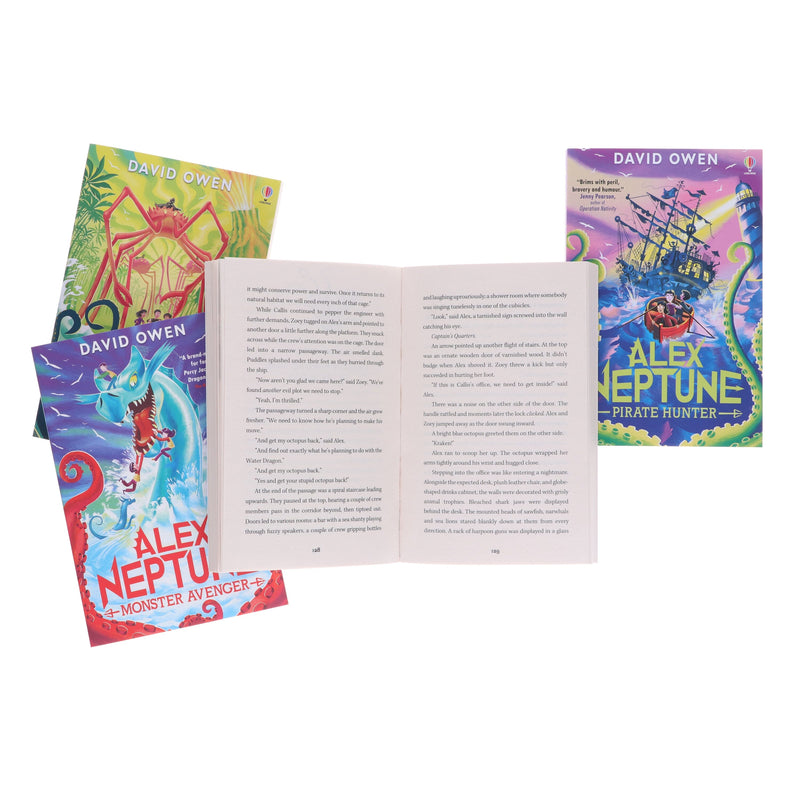 Alex Neptune Series By David Owen 4 Books Collection Set - Ages 9-12 - Paperback 9-14 Usborne Publishing Ltd