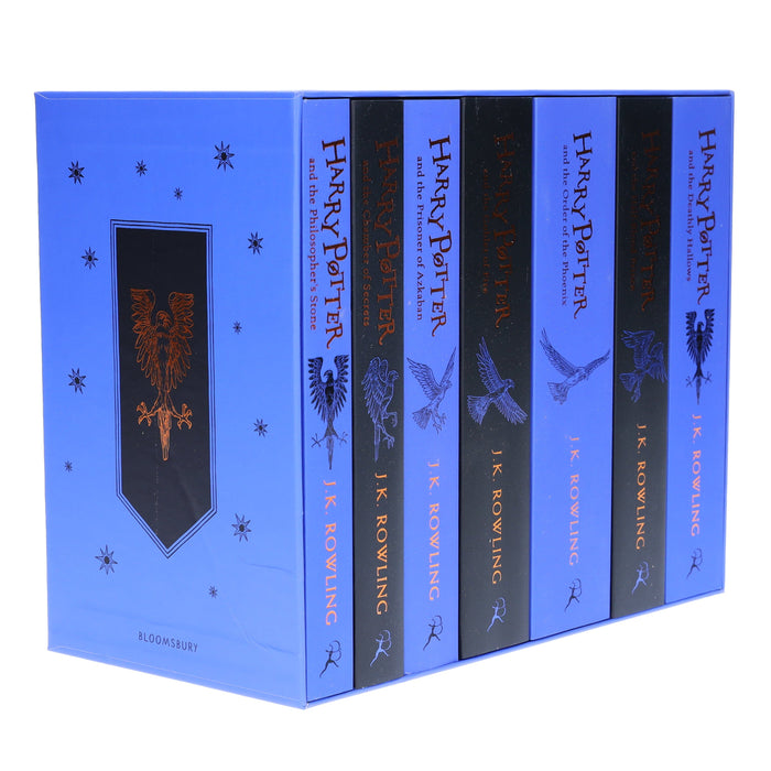 Harry Potter: Hogwarts House Editions - Ravenclaw 7 Books Box Set by J.K. Rowling - Ages 9+ - Paperback 9-14 Bloomsbury Publishing PLC