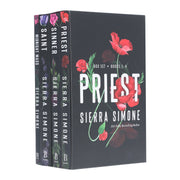 Priest Series by Sierra Simone 4 Books Collection Slipcase Set - Fiction - Paperback (Sprayed Edges) Fiction Sourcebooks