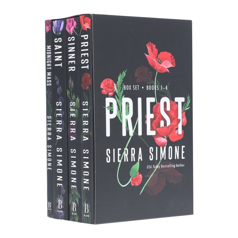 Priest Series by Sierra Simone 4 Books Collection Slipcase Set - Fiction - Paperback (Sprayed Edges) Fiction Sourcebooks