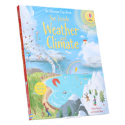 An Usborne Flap Book Series See Inside Weather & Climate by Katie Daynes - Ages 6+ - Board Book 7-9 Usborne Publishing Ltd